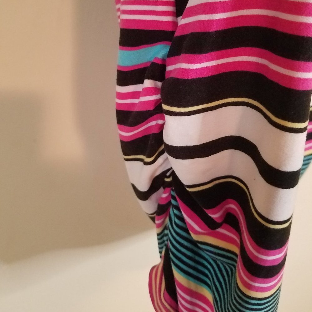 Bobbie Brooks Multi-colored Striped top sz L - Picture 3 of 5